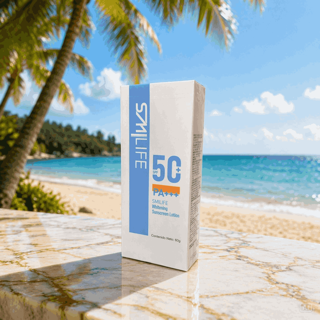 Smilife Whitening Sunscreen Lotion SPF 50+ (Protector Solar SPF50+)